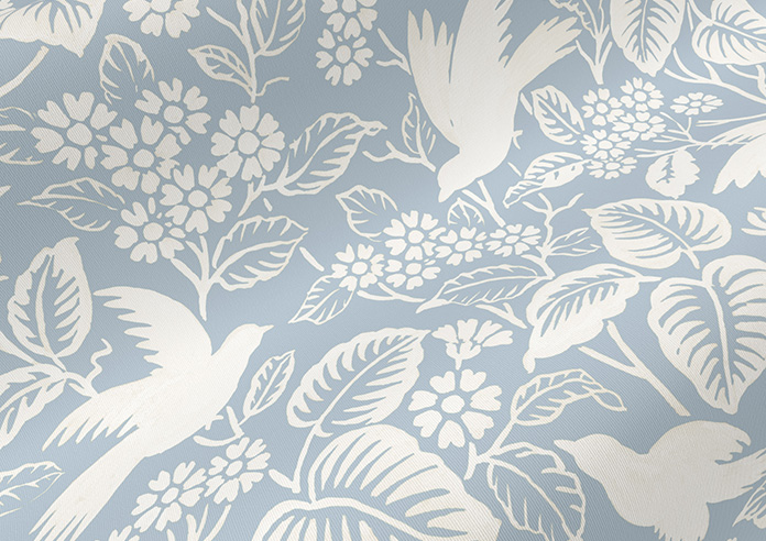 Hollies, Sky Blue - Roller Blind - Image 4